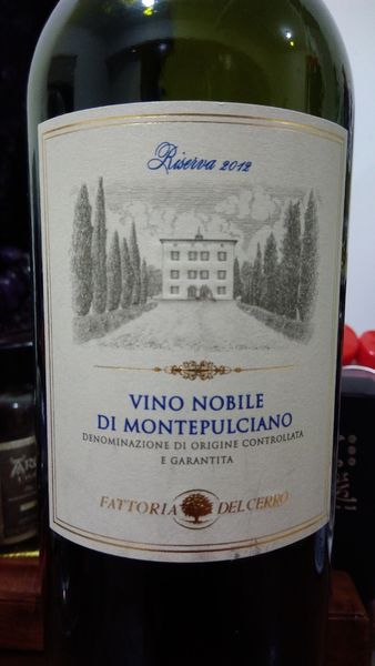2018 好市多葡萄酒Fattoria Del Cerro Vino Nobile Di Montepulciano 