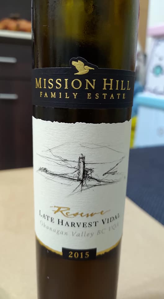 友直友諒友愛甜：Mission Hill Family Estate Vidal Reserve Late